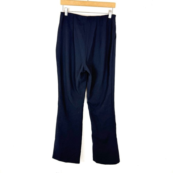 Abercrombie and Fitch Tailored Split Hem Flare Pant in Black - Picture 8 of 12